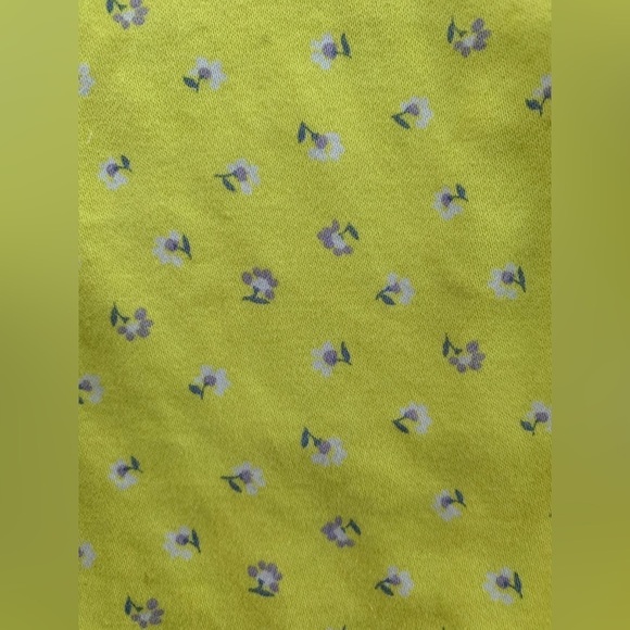 Janie and Jack Size 4 Yellow Sleeveless Floral Peplum Top - Picture 5 of 5